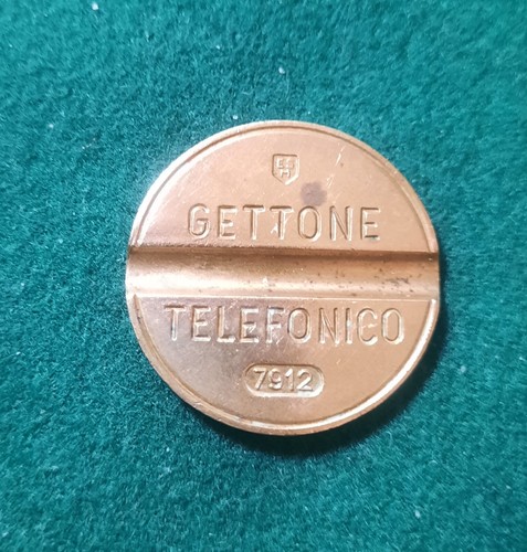 Gettone telefonico token - gettone, italy