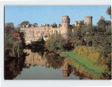 Cartolina Castello e Fiume Avon Warwick Inghilterra