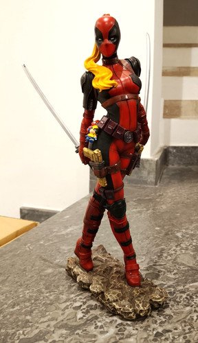 Lady deadpool statue 100 - deadpool,