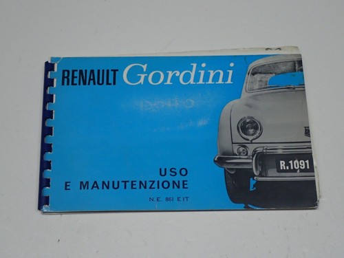Renault gordini 1091 - gordini,