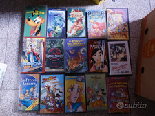 Lotto Blocco stock 30 vhs cartoni animati Disney Fantasia, la carica 101  no dvd
