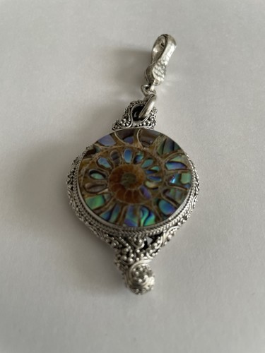 Ciondolo sarda ammonite - sarda,,