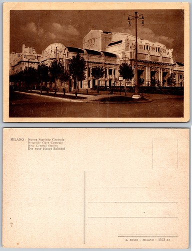 Cartolina stazione centrale - cartolina,