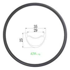 Cerchio in carbonio tubeless