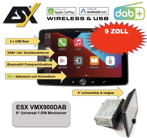 Esx vmx900dab autoradio - autoradio, din