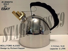 BOLLITORE SONORO ALESSI 2 LITRI design RICARD SAPPER