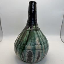 Vaso bottiglia ceramica studio