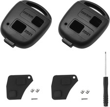 2 Pezzi Guscio Chiave per Toyota Aygo Corolla Yaris RAV4 Prado Avensis Land Crui