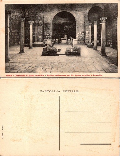 Roma catacombe santa - di,