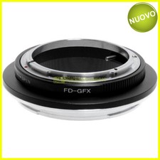 Anello adapter per montare ottiche Canon FD su corpi Fuji GFX. Adattatore.