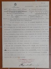 Vecchio documento Fascismo