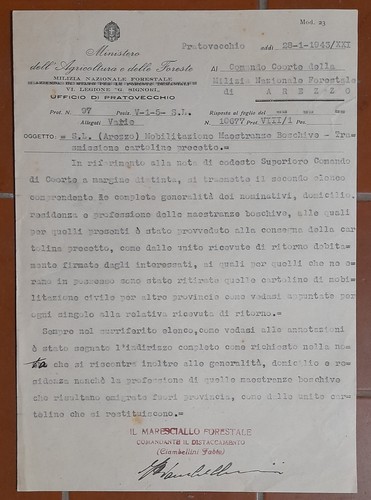 Vecchio documento fascismo - vecchio,