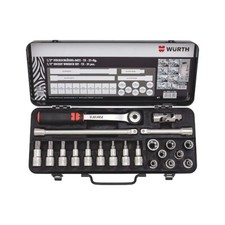 Chiavi a Bussola 1/2 Torx Professionali a Cricchetto Kit 21pz - WÜRTH 096513 210