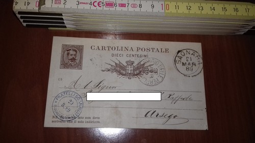 Cartolina postale centesimi - postale, 10