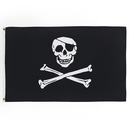 Bandiera pirata teschio - bandiera,