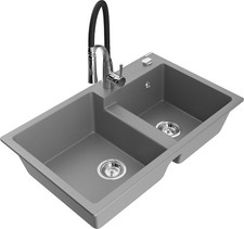 Lavello in granito a 2 camere