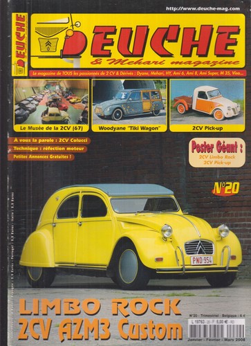 Deuche mehari magazine n 20 - deuche, n°20