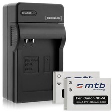 Batterie caricatore - 2x,