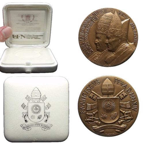 Medaglia vaticano papa - medaglia,