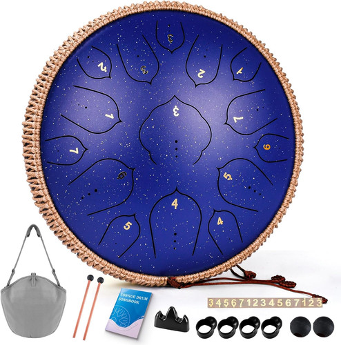 Steel tongue drum 15 note - drum,