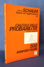 Seymour Lipschutz, Calcolo delle probabilità. Schaum Etas 1978 Matematica Ottimo