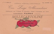 PARMA - Cav. Luigi Alessandrini, Estratto Pomodoro, Casal Felino, Cartolina