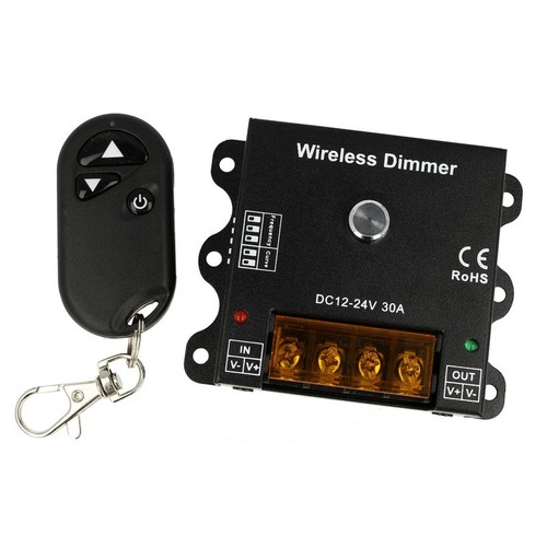 Led dimmer pwm 12v - led, 30a