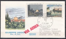 ITALIA 1981 - FDC ROMA - Arte - 8ª emissione: Carlo Carrà e Giuseppe Ugonia