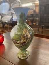 Antico vaso Con Putti manifattura Ginori epoca 1850 . Mis Altezza cm 35