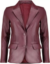 Blazer donna vera pelle