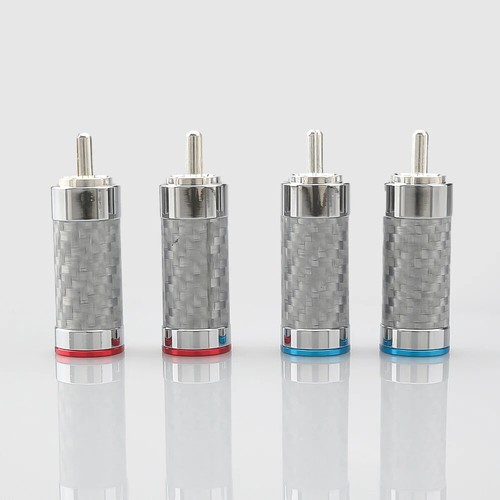 4pcs connettore rca end - rca, hi-end