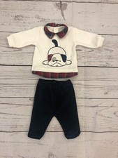 LALALU' COMPLETO 2 PEZZI TUTINA SPEZZATA AUTUNNO INVERNO  0  MESI MADE  ITALY