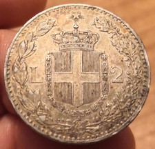 Moneta 2 Lire 1882, Umberto I