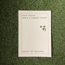 MUSSIO Magdalo - BERTONI Mario - Lettera a Magdalo Mussio Ancona 1990 arte