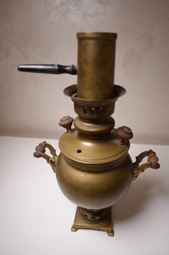 Samovar carbone ottone vintage