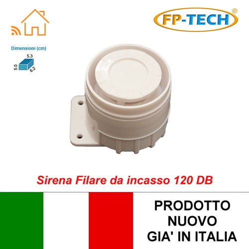 Sirena filare cablata per - cablata,