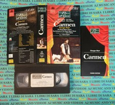 VHS Georges Bizet CARMEN Un palco all'opera Ewing Lima Metha (CL3*)*no cd dvd lp