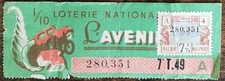 Billet de loterie nationale