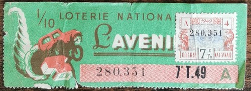 Billet loterie nationale - billet,