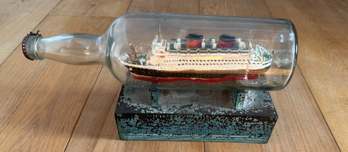 Vintage large ocean liner - large,