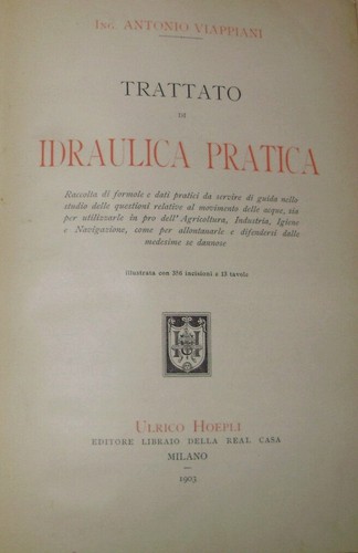 Trattato idraulica pratica - idraulica,