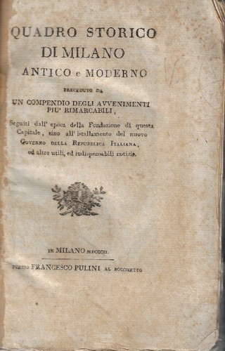 Quadro storico di - s.,