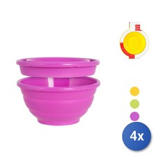 4x Coppe Silicone Colore