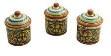 SET BARATTOLI SALE ZUCCHERO CAFFE' IN CERAMICA GIANL ART 8