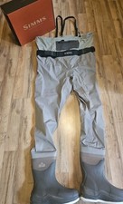 Stivali Simms personalizzati Rivertek Goretex Waders Muck 10 suola in feltro Fly Fish uomo LK