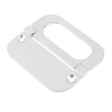 silver metallic oval shape