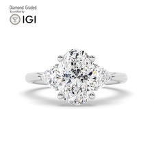 Anello Trilogy Diamante Ovale