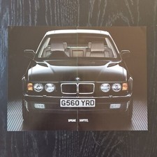 1990 BMW Serie 7 750i - Original AD Pubblicità Vintage
