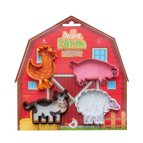 Decora set 4pz tagliapasta - -,