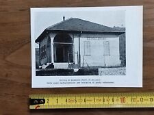 Lombardia Bernate la scuola nel 1926 antica stampa fotografica DA INCORNICIARE